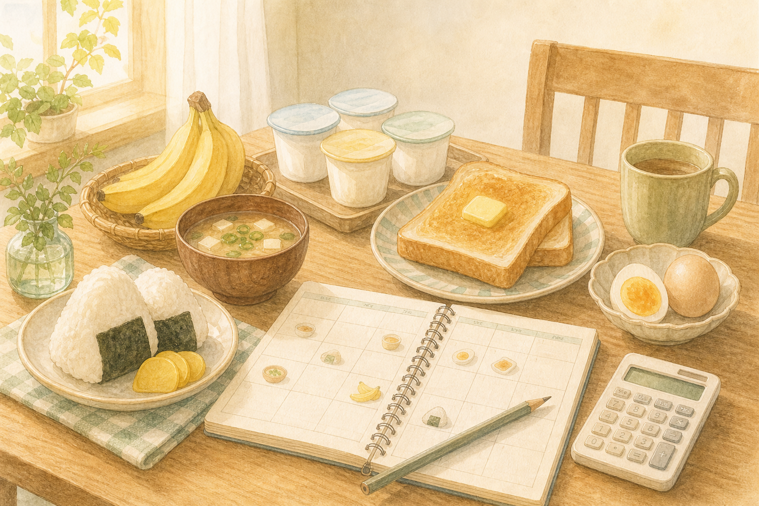 朝ごはんを毎日考えるのをやめたら、食費と気力が両方ラクになったのイメージ